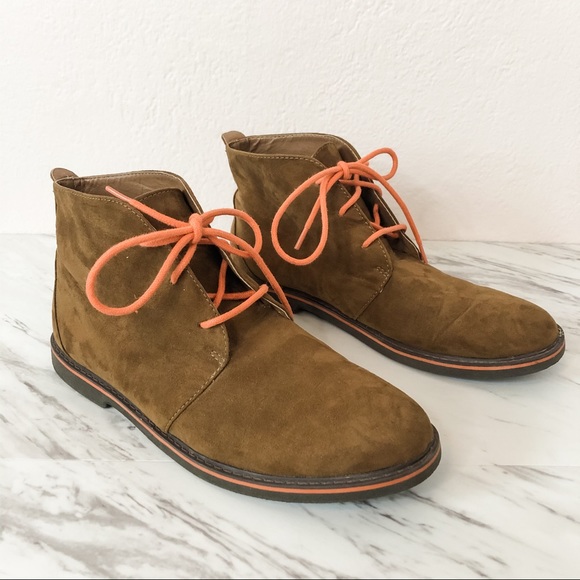 Cole Haan Other - Cole Haan Carlton High Top Shoes Burnt Orange